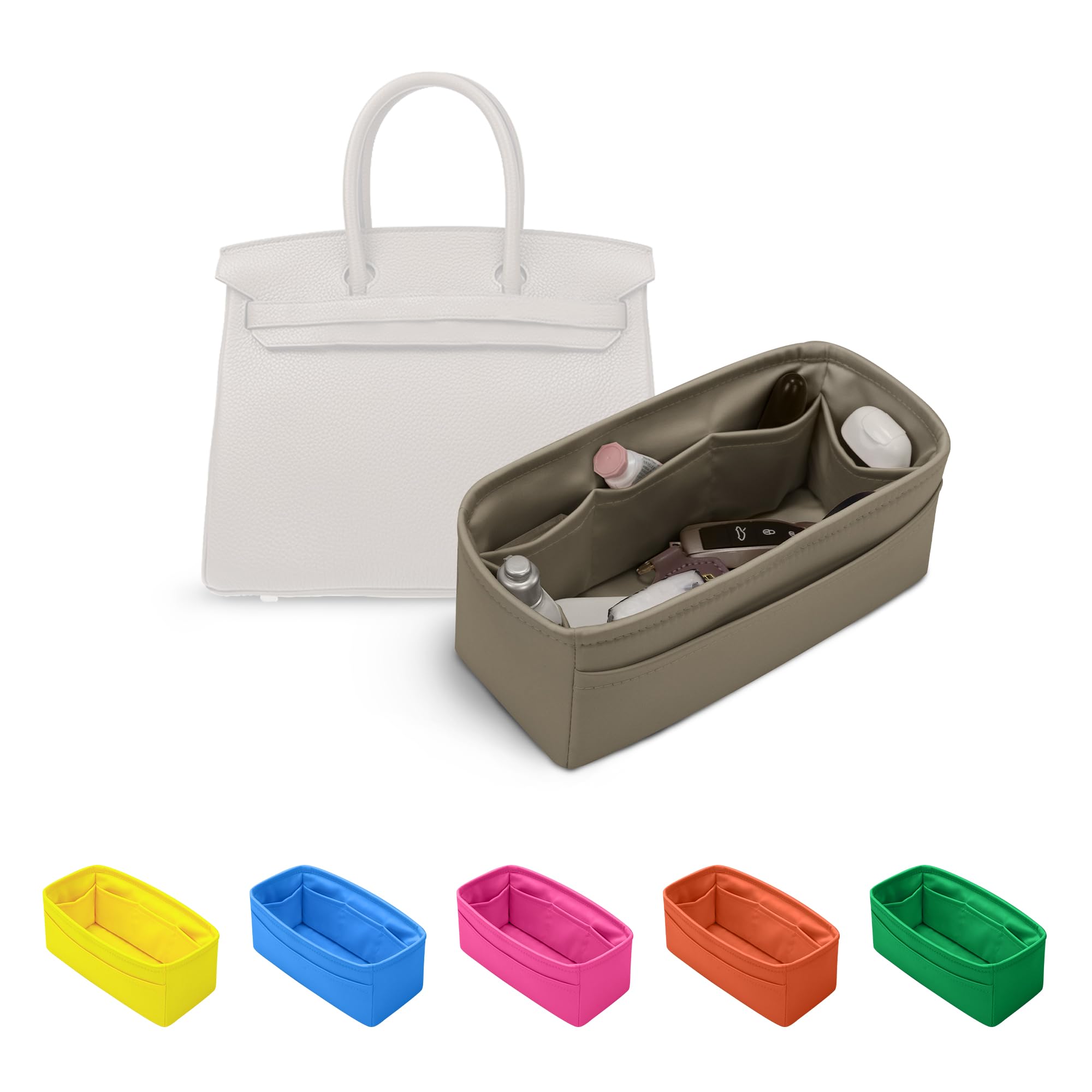 Amazon.com: Bag Organizer Insert, Silky-Soft Lightweight Design